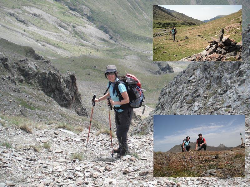 Subiendo el Coll de Eina