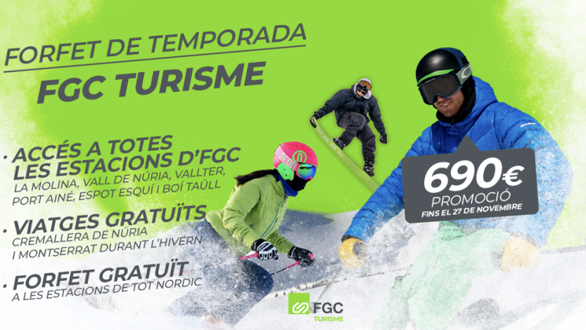 TREU EL MÀXIM PARTIT A L’HIVERN AMB ELS FORFETS DE TEMPORADA 2022-2023