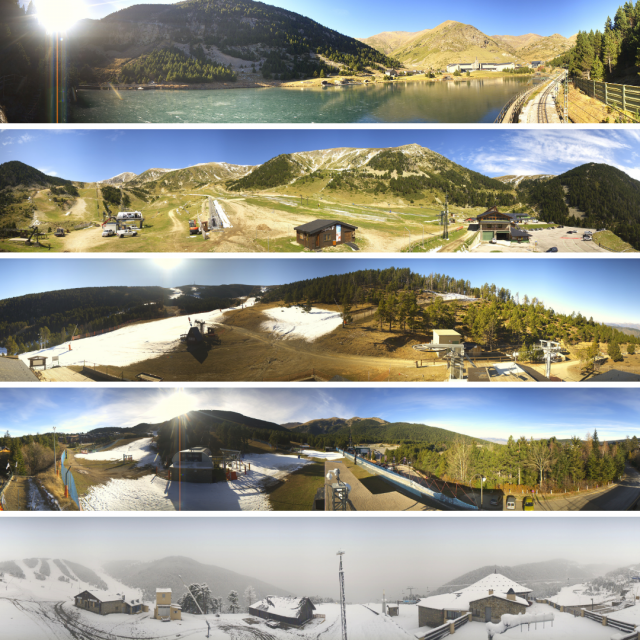 FGC instal·la noves webcams a les estacions de muntanya